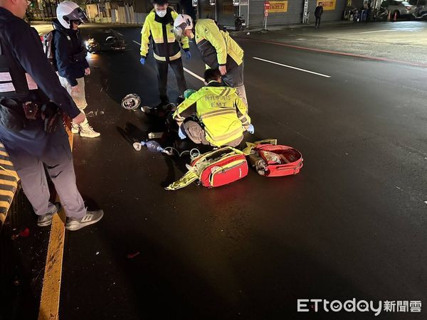 ▲▼    新北中和車禍         。（圖／記者陸運陞翻攝）