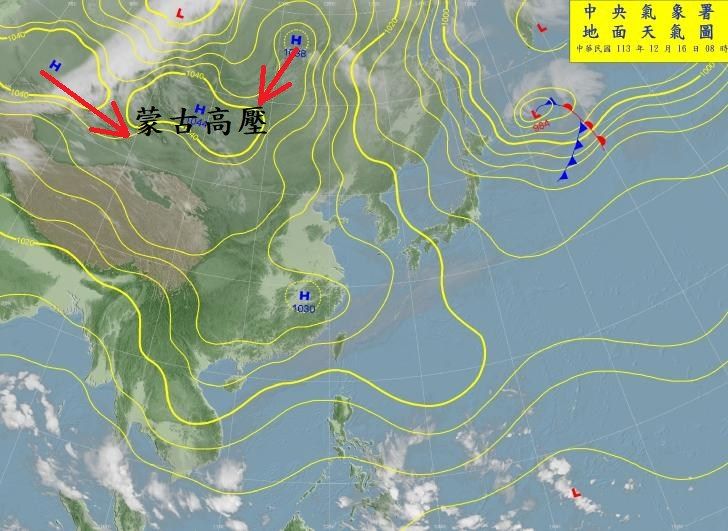 ▲▼近期影響台灣的冷空氣，以西來的影響居多   。（圖／翻攝鄭明典臉書）