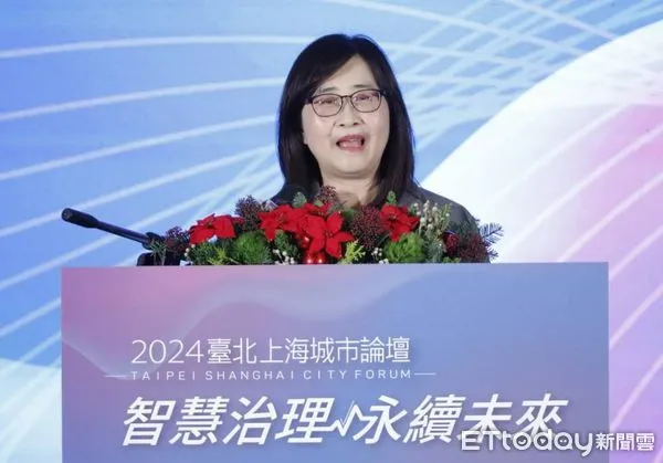 ▲▼台北市副市長林奕華雙城論壇致詞。（圖／ETtoday攝影中心）
