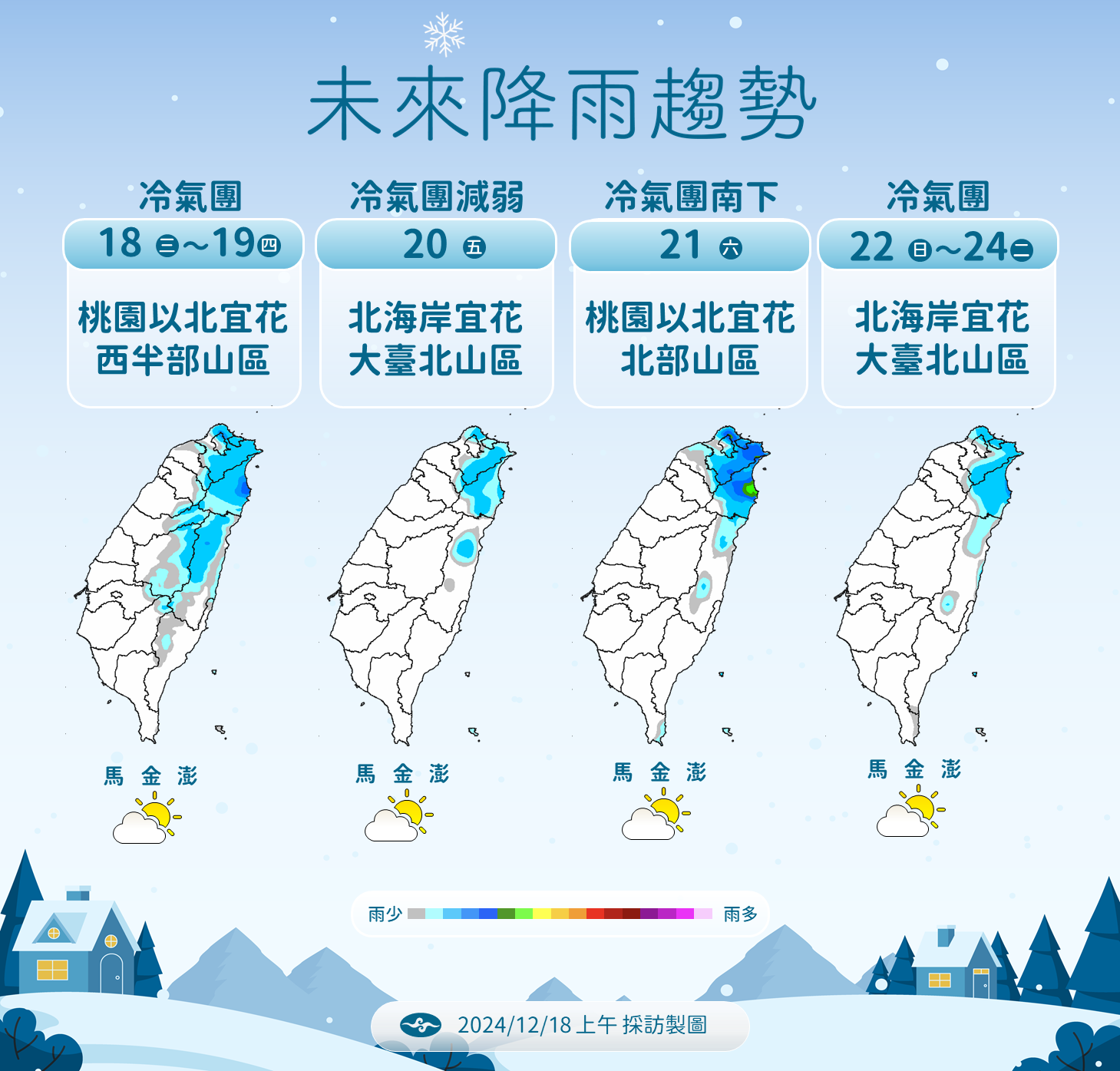 ▲▼天氣趨勢。（圖／氣象署提供）