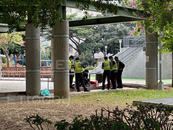 ▲▼英士公園死亡。（圖／記者許權毅攝）