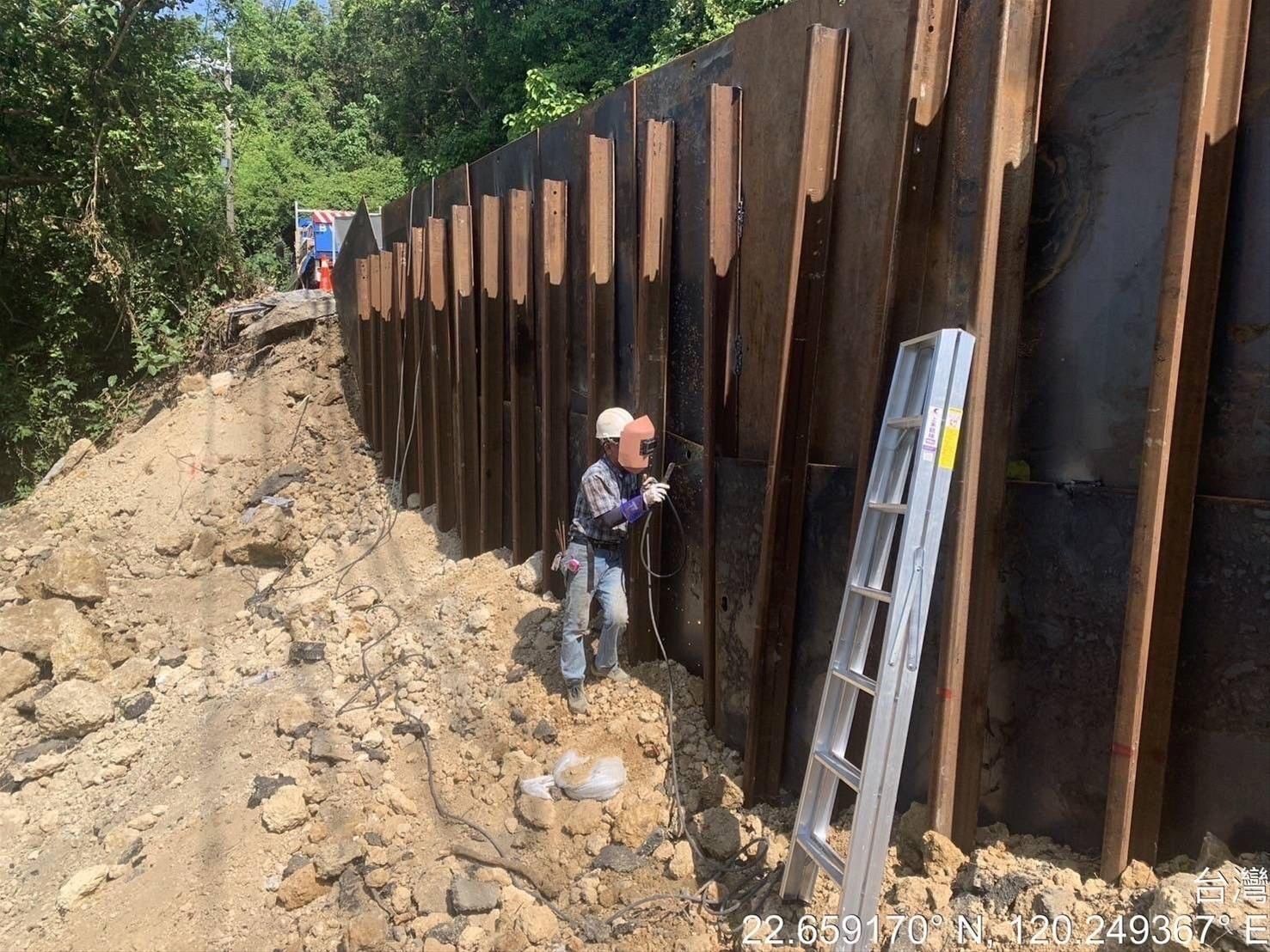 ▲▼     鼓山柴山大路下邊坡搶修完成 守護秘境通行安全        。（圖／翻攝道路養護工程處）