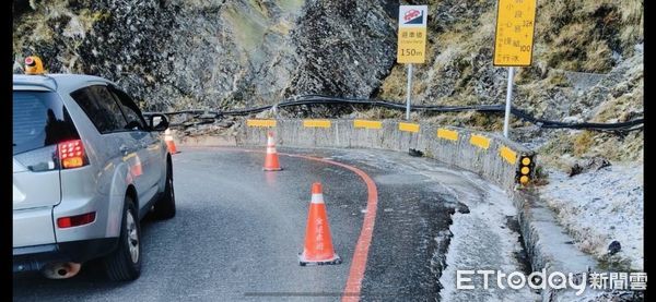 ▲▼天氣回溫，合歡山區翠峰至大禹嶺路段已恢復正常，取消封路開放通行。（圖／記者王兆麟翻攝，下同）