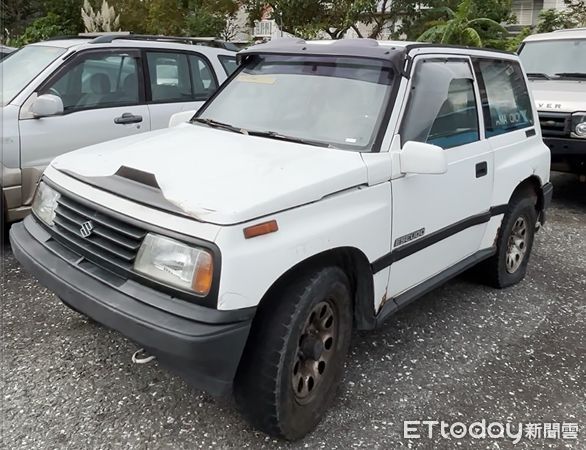 ▲▼Suzuki Escudo經典車款—吉星，雖已邁入古董車範疇，仍是台值得收藏的好車。（圖／花蓮分署提供，下同）