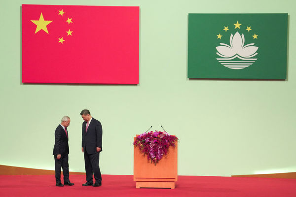 ▲▼澳門主權移交25年,澳門回歸。（圖／路透社）