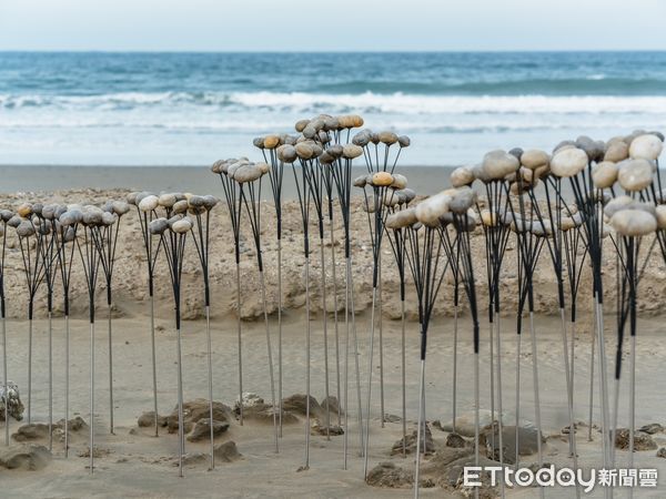 ▲2024屏東落山風藝術季打造五大展區，看海美術館沉浸式體驗「海湧之境」。（圖／記者陳弘修翻攝）