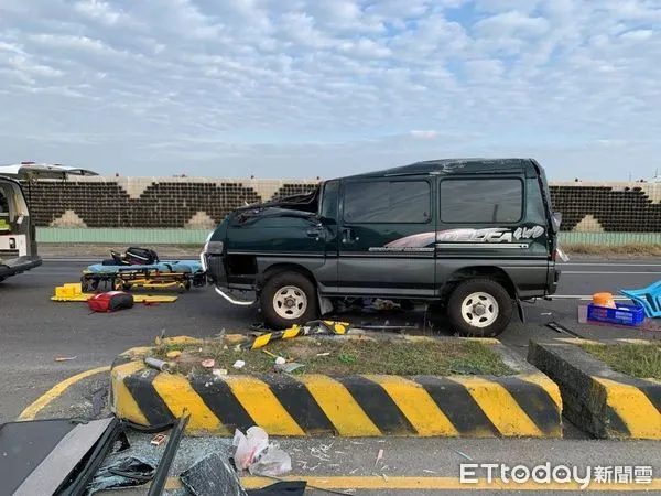 ▲屏東市和生路一段車禍，BMW駕駛毒駕遭收押禁見             。（圖／記者陳崑福翻攝）