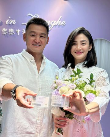 ▲洪小鈴和張天霖。（圖／翻攝自洪小鈴IG）