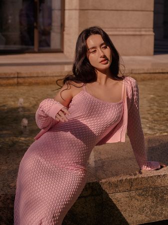 ▲沈悅悅拍廣告造型多變。（圖／經紀人提供）