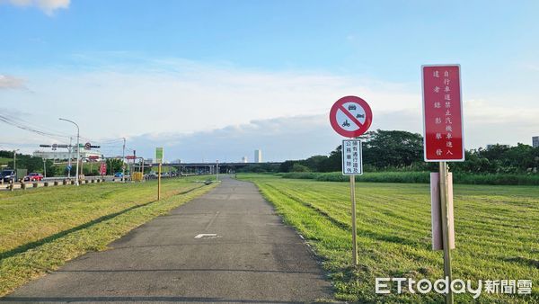 ▲▼新北市河濱自行車道再增5處科技執法             。（圖／記者陳以昇翻攝）