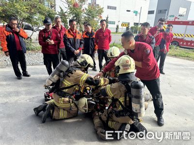 強化工廠安全管理　南消四大隊辦理光泉食品工廠災害搶救實地踏勘