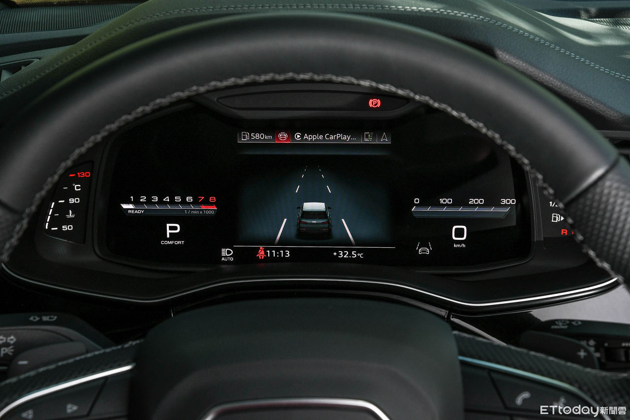 ▲與保時捷凱燕共享不少技術！Audi SQ7用配備、價格突顯獨特的高CP值。（圖／記者徐煜展攝）
