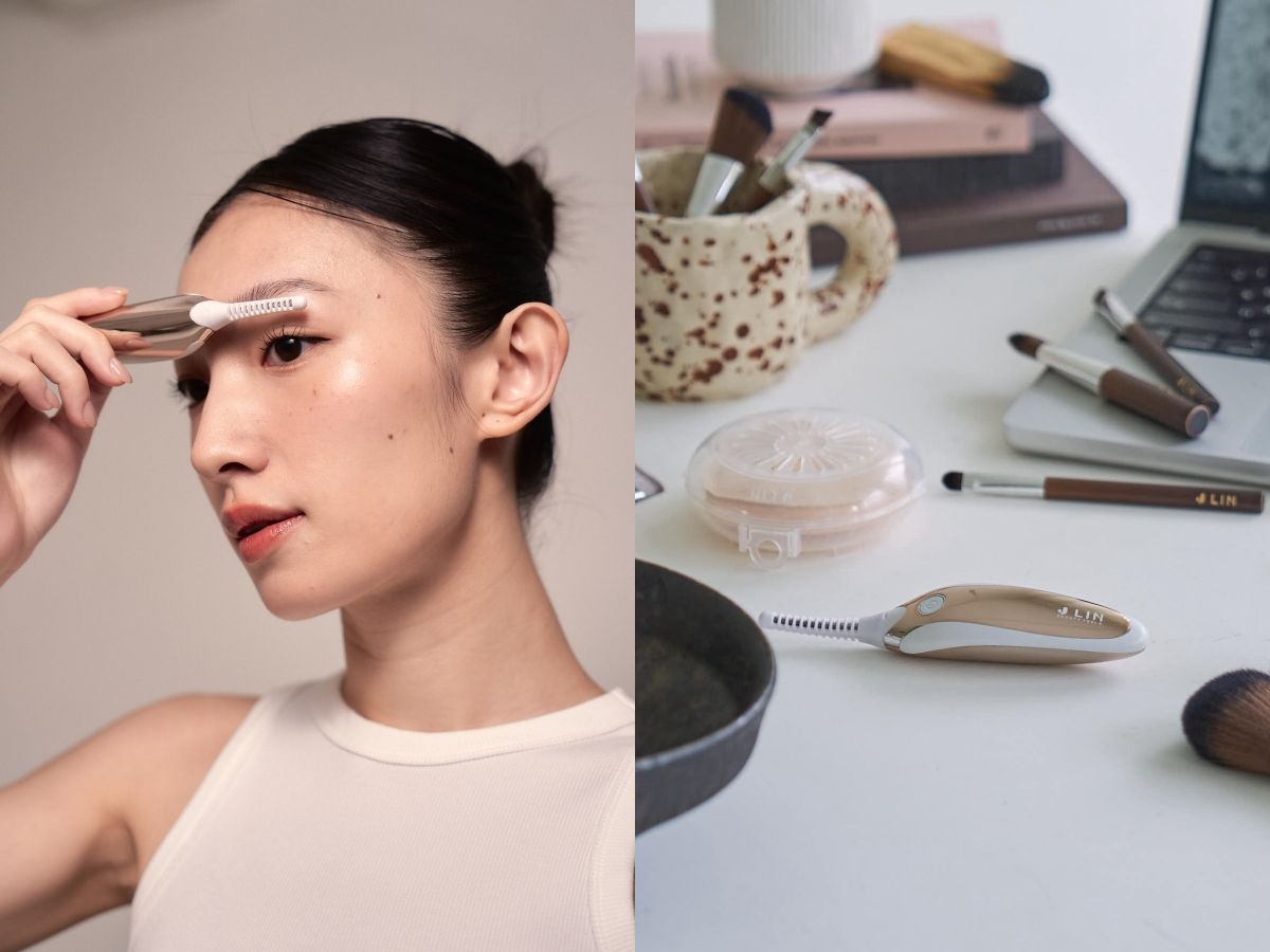 1028,KISSME,花漾美姬,戀愛魔鏡,J-LIN,睫毛膏,燙睫毛器,睫毛底膏,彩妝。（圖／品牌提供）