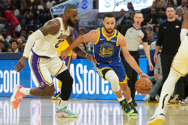 ▲▼2024年NBA聖誕大戰，詹姆斯帶領湖人擊敗勇士柯瑞。（圖／路透）