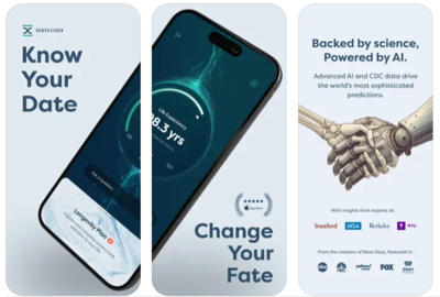用AI預測壽命　「死亡時鐘」App竄紅