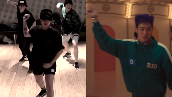▲▼▲▼ T.O.P《魷魚2》跳舞動作好眼熟！「2片段瘋傳」鐵粉看哭：是BIGBANG的歌。（圖／翻攝自Netflix、BIGBANG YouTube）