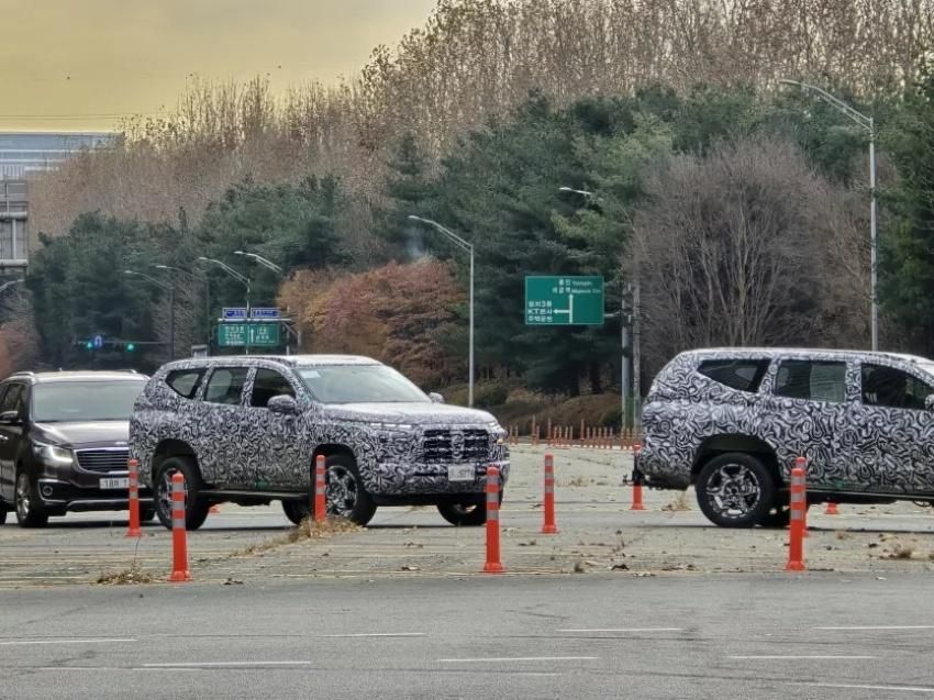 ▲三菱新一代Pajero Sport最終測試中。（圖／翻攝自《damoang.net》）