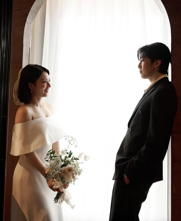 ▲婁峻碩結婚。（圖／翻攝自Instagram／fan0914fan）