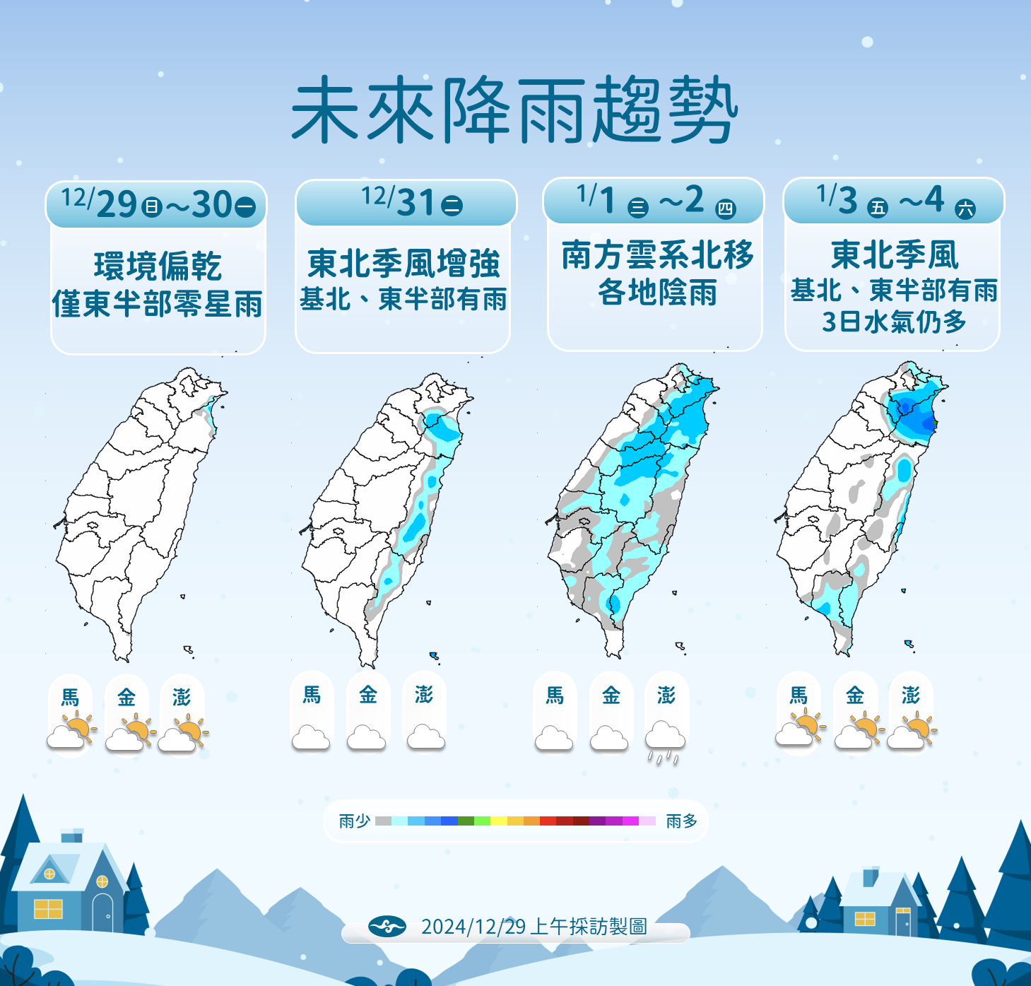 ▲▼天氣趨勢。（圖／氣象署提供）