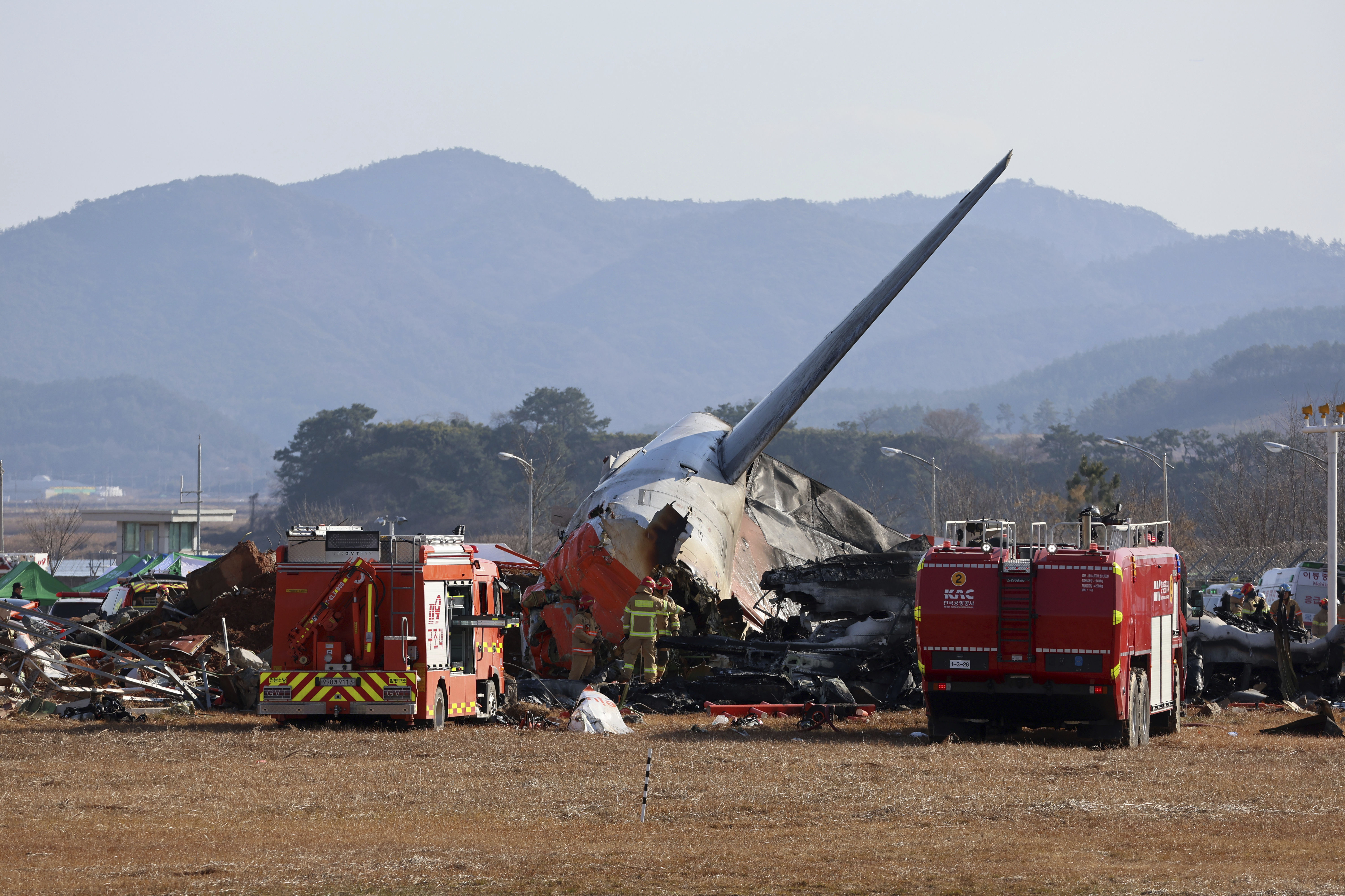 ▲▼南韓濟州航空班機29日墜毀。（圖／達志影像／美聯社）