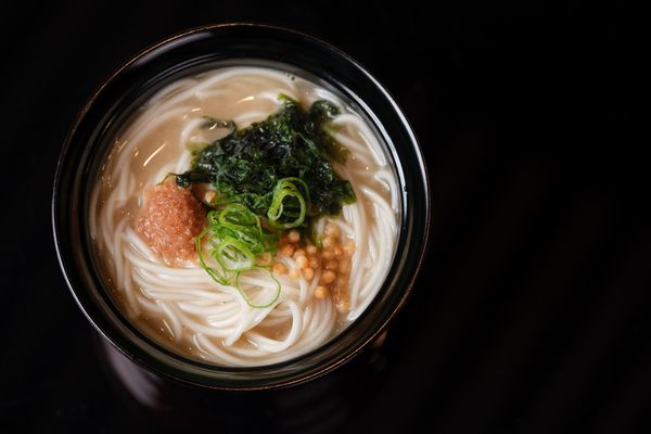 ▲Ajimi 割烹味美「味美原創魚骨湯麵」。（圖／就食論食）