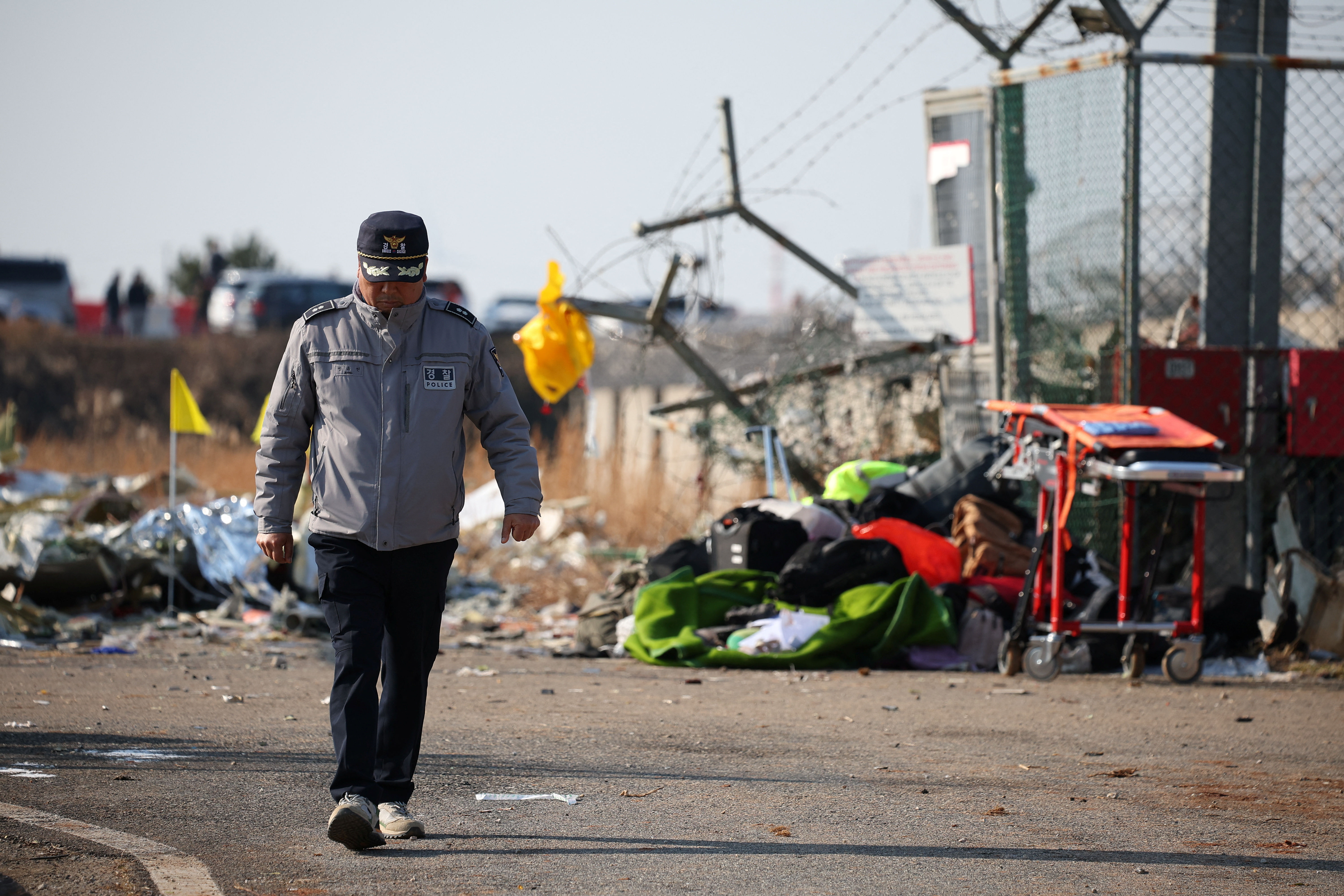 ▲▼濟州航空失事179死、2空服員獲救，為南韓境內最嚴重空難。（圖／路透）