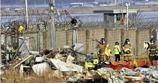 濟州航空嚴重空難。（圖／達志／美聯社）