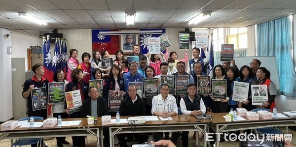 ▲國民黨屏東縣黨部舉行財劃法記者會            。（圖／國民黨屏東縣黨部提供）