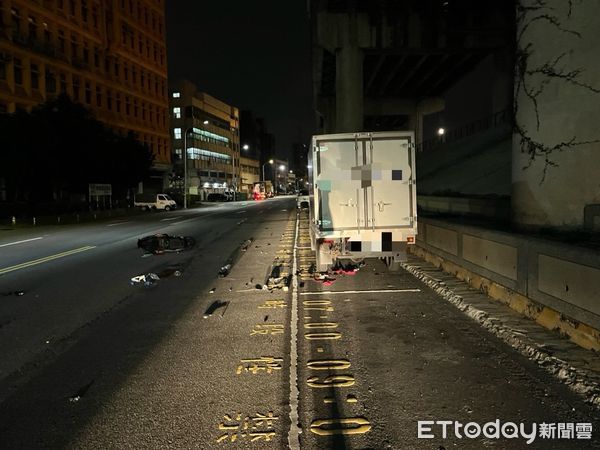 ▲▼新莊死亡車禍。（圖／記者陳以昇翻攝）