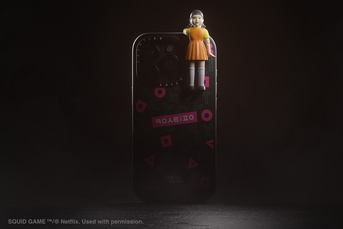 ▲魷魚遊戲x CASETiFY 聯名系列上市。（圖／品牌提供）