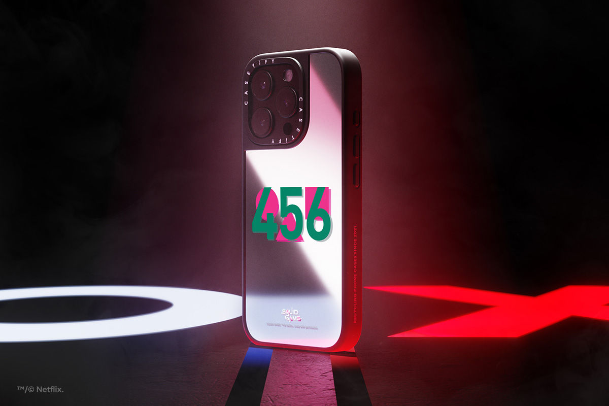 ▲魷魚遊戲x CASETiFY 聯名系列上市。（圖／品牌提供）