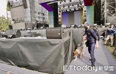 警犬出動！　全面啟動2025台南好young 跨年晚會安全維護