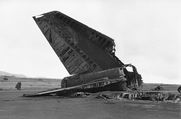 ▲▼1977年3月27日，西班牙特內里費島（Tenerife），荷蘭皇家航空與泛美航空2架波音747巨無霸客機相撞，造成超過550人喪生，這是世界上最嚴重的航空災難。（圖／達志影像／美聯社）