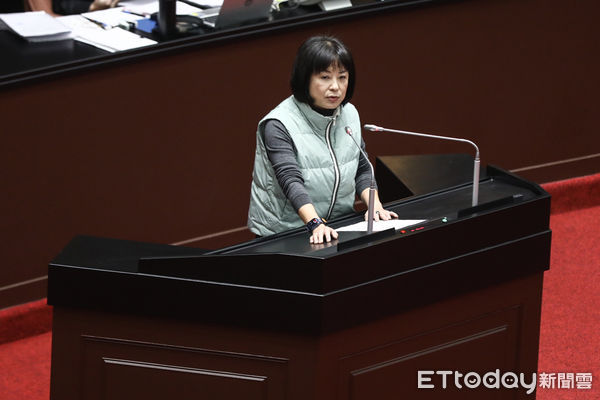 ▲就業服務法修正草案三讀通過，立委林月琴發言。（圖／記者林敬旻攝）