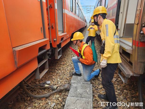 ▲▼元旦疏運期間加強車輛整備、設備維護及運行調車等作業，確保營運安全。（圖／台鐵公司提供）