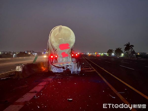 ▲▼國道車禍             。（圖／記者唐詠絮翻攝）