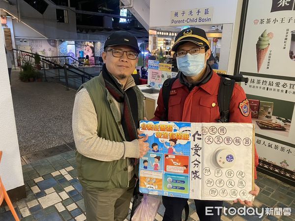 ▲仁愛消防分隊於清境跨年晚會辦理114年消防節住警器宣導活動。（圖／記者高堂堯翻攝，下同）