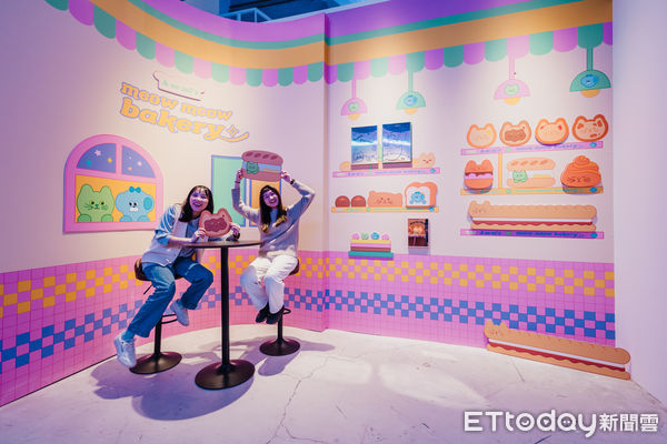 ▲以插畫傳達正向意念的「A ee mi」，將療癒角色實體化。（圖／記者許宥孺翻攝）