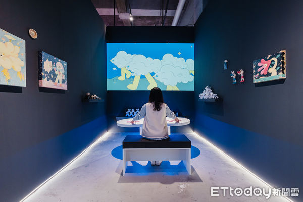 ▲「57吳騏」發揮多元型態的創作能力，給予觀者源源不絕的力量迎向未來。（圖／記者許宥孺翻攝）