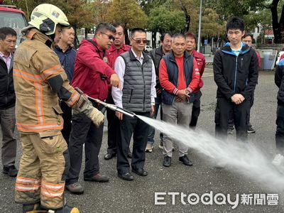 南消創新研發皮卡細水霧滅火設備　獲邀嘉義縣消防局展演！