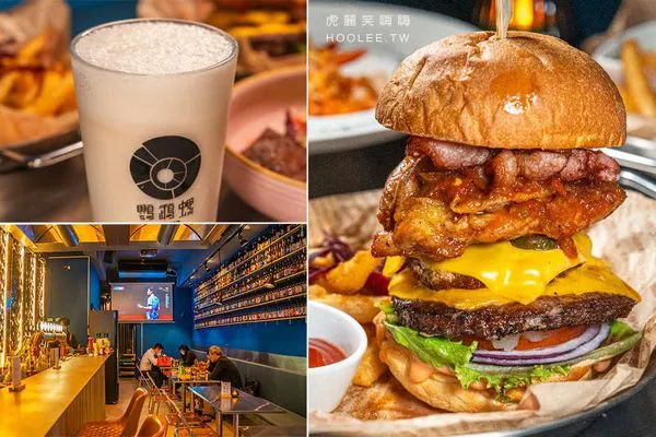 ▲▼左營最強肉食控天堂！金屬潛艇氛圍裡享用手拉生啤、肉汁炸彈漢堡。（圖／虎麗笑嗨嗨提供）