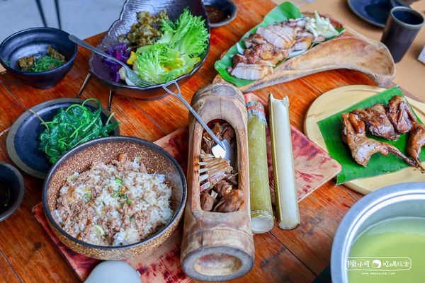 ▲▼鐵路旁的山林饗宴！花蓮原民竹坊無菜單料理　山羌肉和烤竹雞在地風味。（圖／陳小可的吃喝玩樂提供）