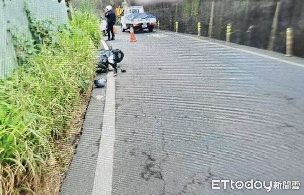 ▲高雄一名騎士跟垃圾車發生車禍，送醫不治             。（圖／記者吳奕靖翻攝）