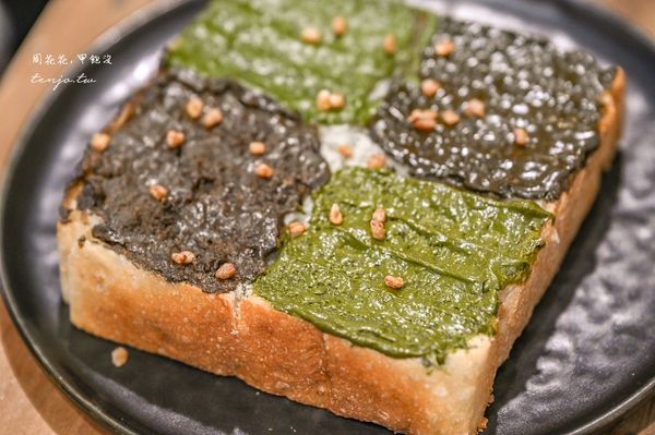 ▲▼自烘咖啡自製抹醬專賣店！台北老屋咖啡廳菜單推薦必點四種茶吐司。（圖／部落客周花花提供）