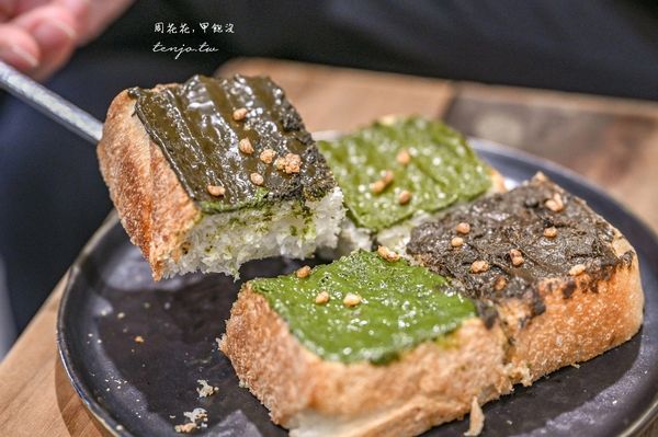 ▲▼自烘咖啡自製抹醬專賣店！台北老屋咖啡廳菜單推薦必點四種茶吐司。（圖／部落客周花花提供）