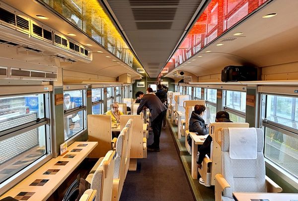 ▲▼搭乘日本天地號開啟山陰假期！觀光列車上吃美食、抽籤超有趣。（圖／小虎食夢網提供）