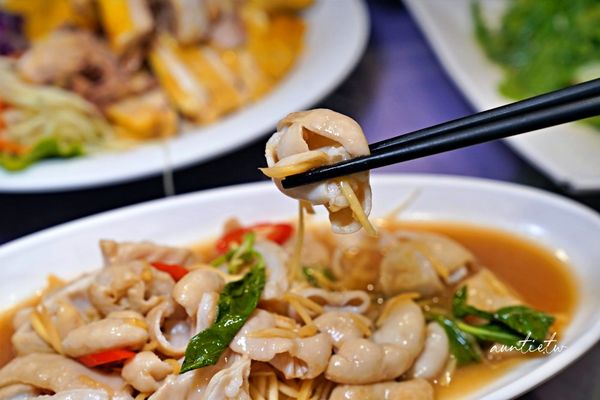 ▲▼老復興飲食店，酸溜夠味薑絲大腸，經濟實惠道地客家菜。（圖／部落客水晶提供）