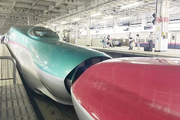 ▲▼日本秋田，仙台機場到秋田市區交通方式，電車轉新幹線2個多小時抵達。（圖／飛天璇授權提供）