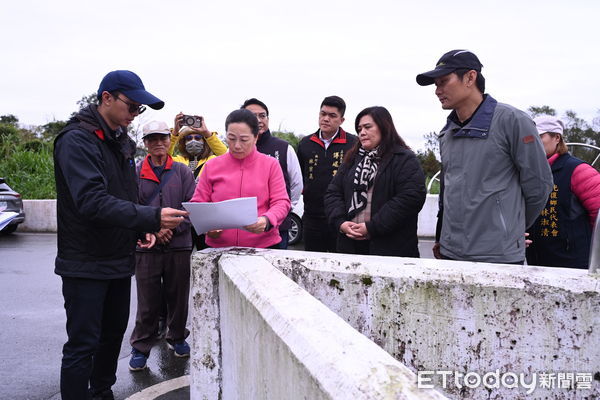 ▲▼花蓮縣長徐榛蔚積極提升縣內防洪能力及生態復育，持續推動光復鄉大華大全排水工程。（圖／花蓮縣政府提供，下同）