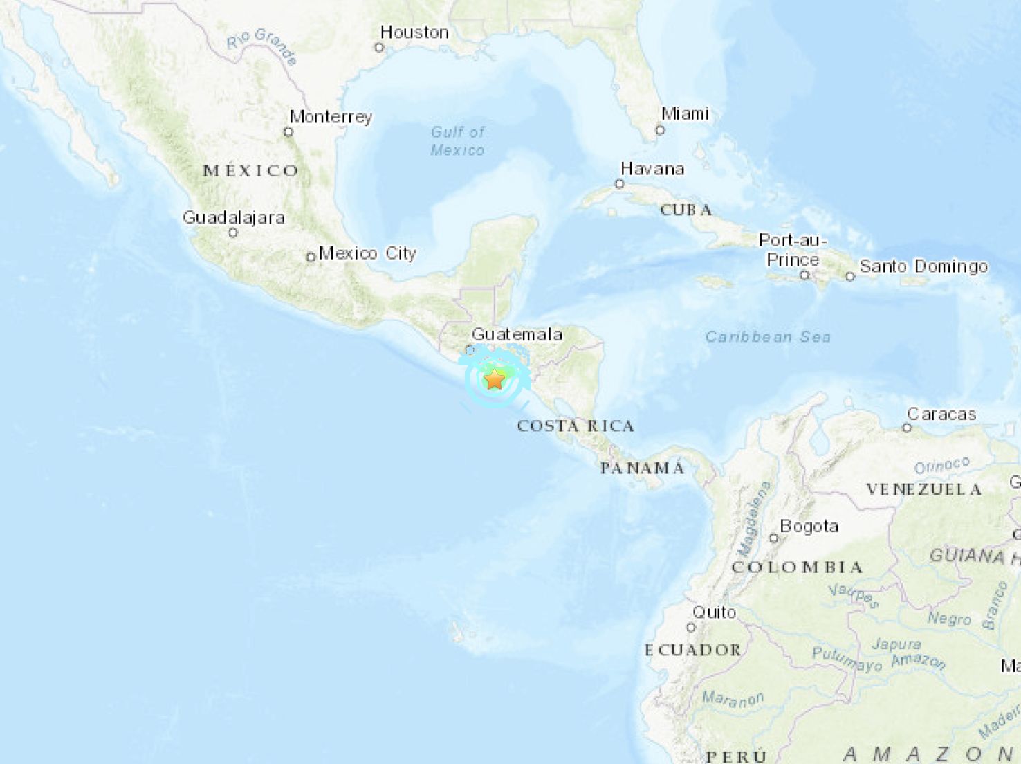 ▲薩爾瓦多地震。（圖／翻攝美國地質調查局）